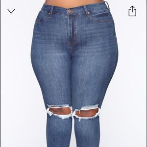 Distressed Jeans-Never Worn